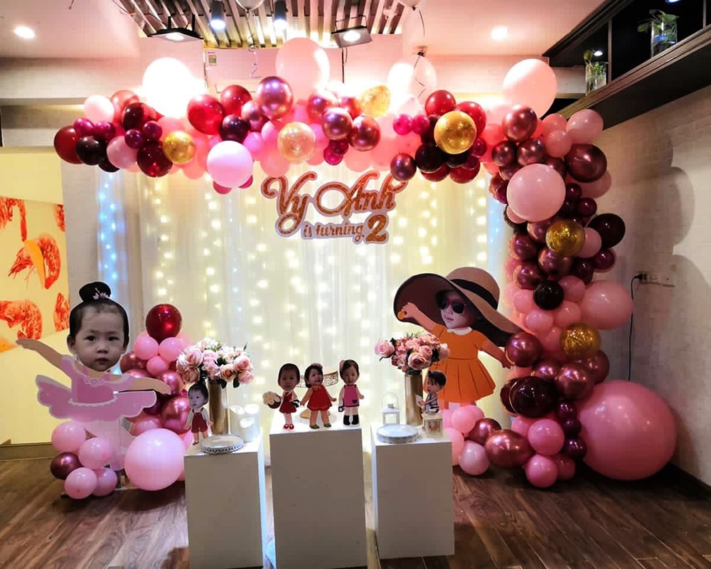 Dịch vụ trang trí sinh nhật cho bé tại nhà tốt nhất tại Hà Nội